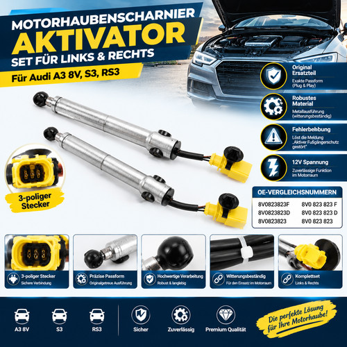 Aktuator fußgängerschutz - 2x,
